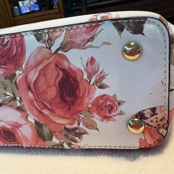 Aldo Floral Shoulder Bag w/Crossbody Strap NWOT - Picture 8 of 9